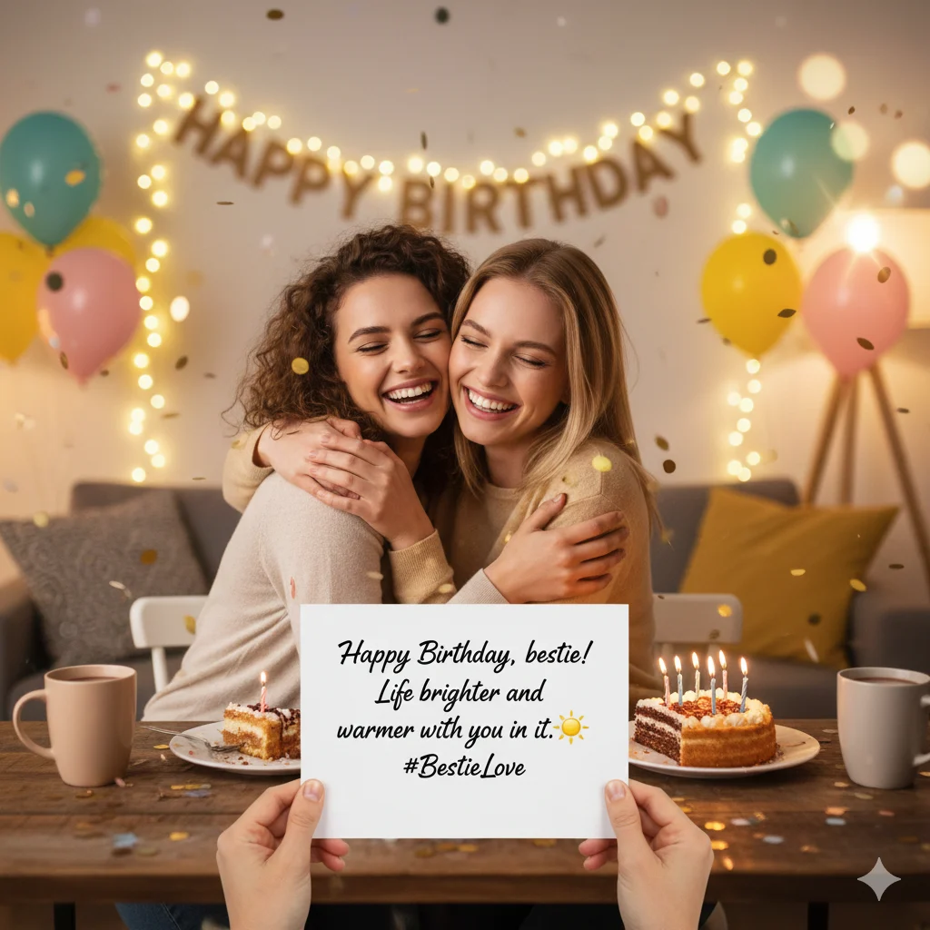 bestie birthday wishes for best friend
