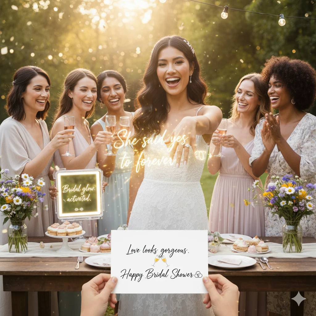 bridal shower wishes