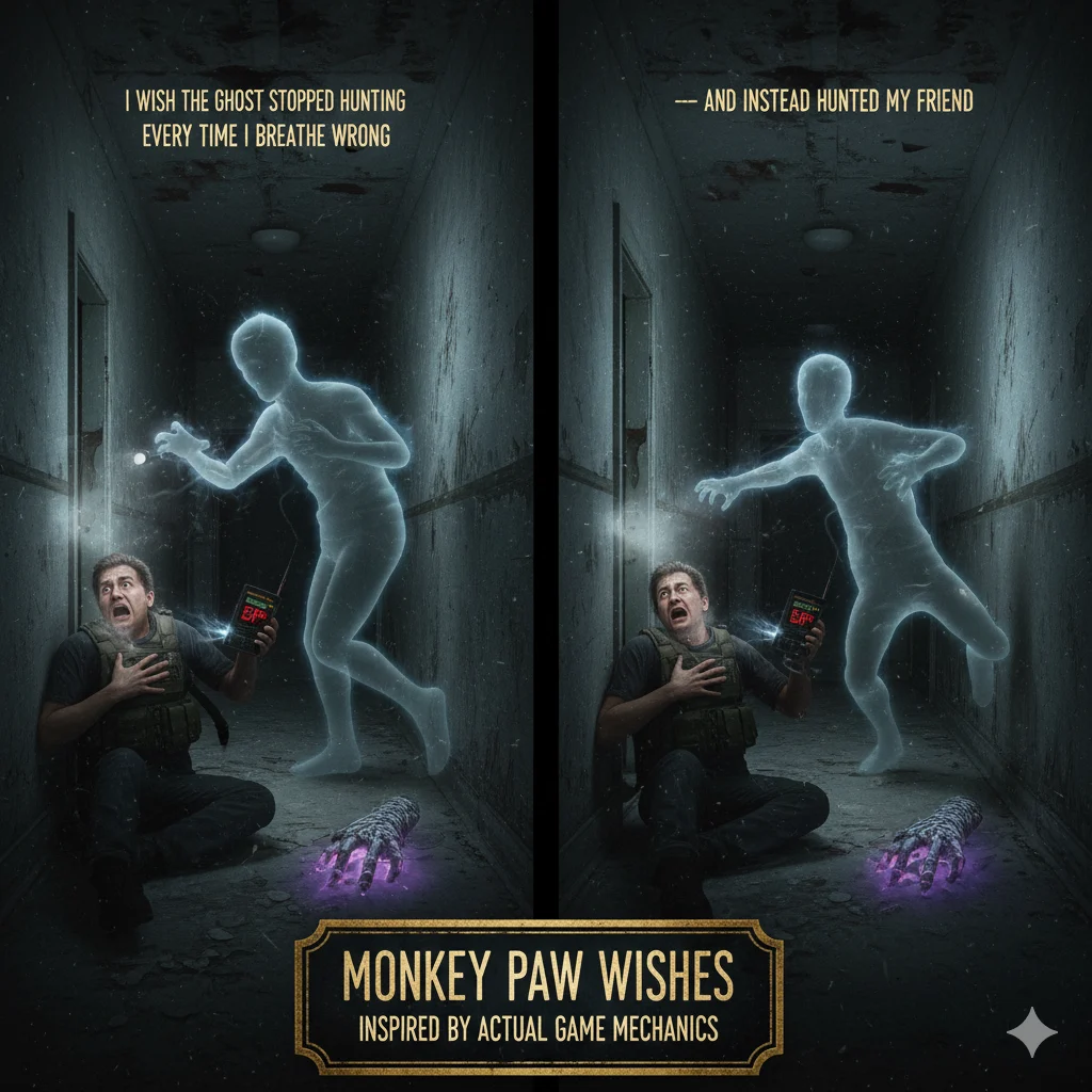 phasmophobia monkey paw wishes