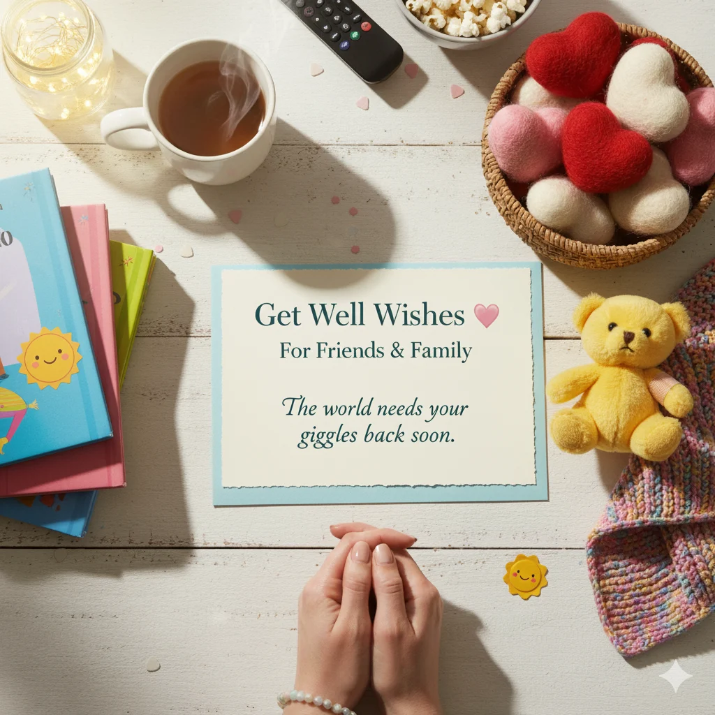 Get Well Wishes 💖 For Friends & Family