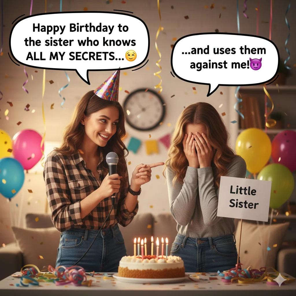 birthday wishes for little sister