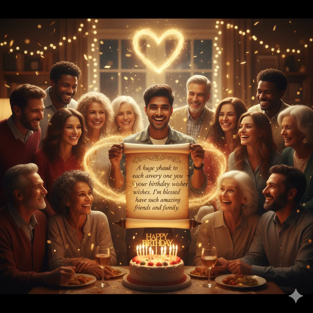 thank you all for the birthday wishes