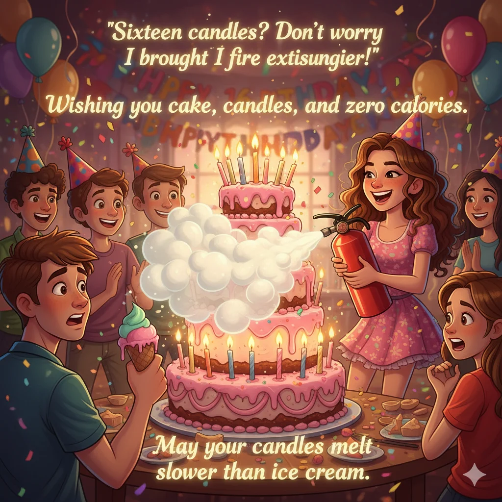 16 wishes candles