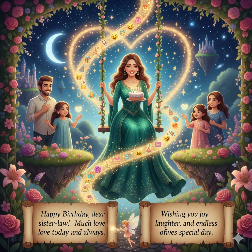 birthday wishes for sister in law