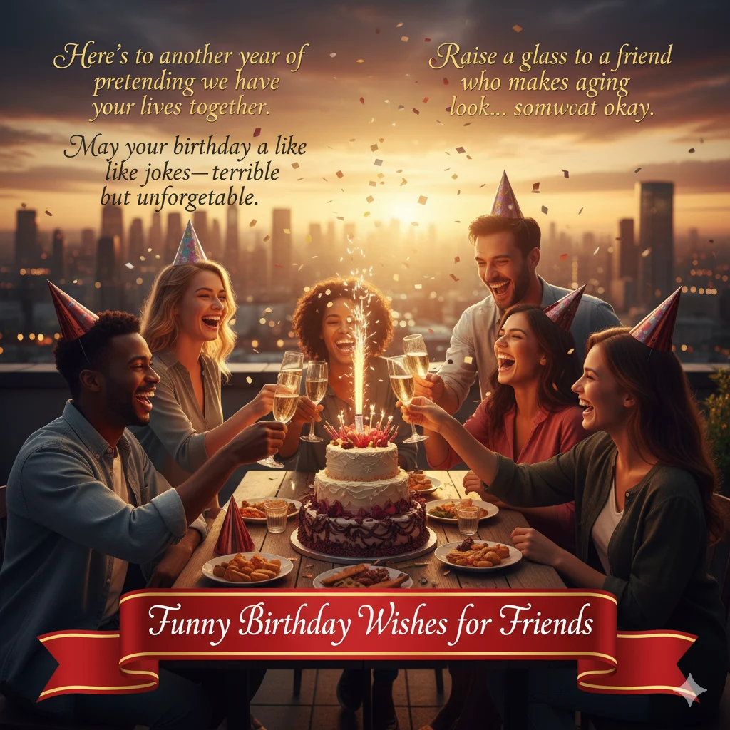 funny birthday wishes for best friend