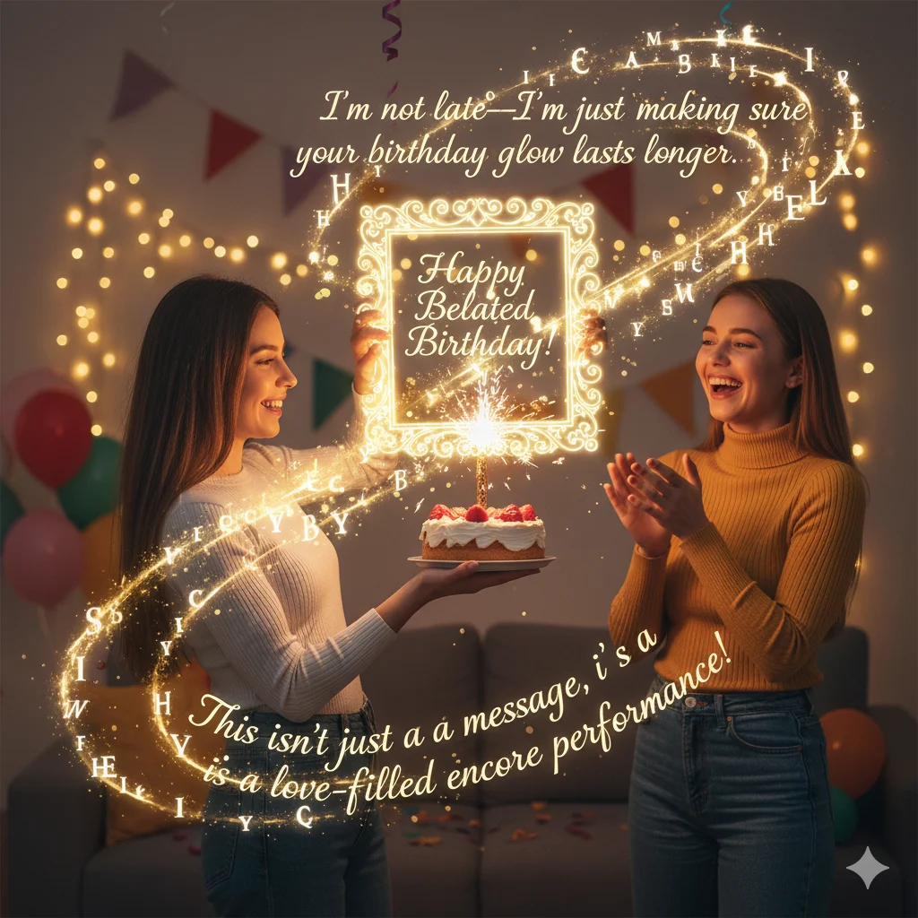 happy belated birthday wishes