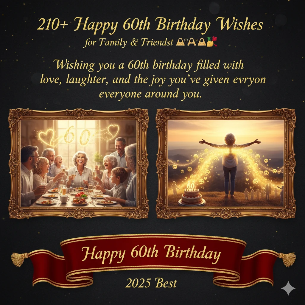 happy 60th birthday wishes