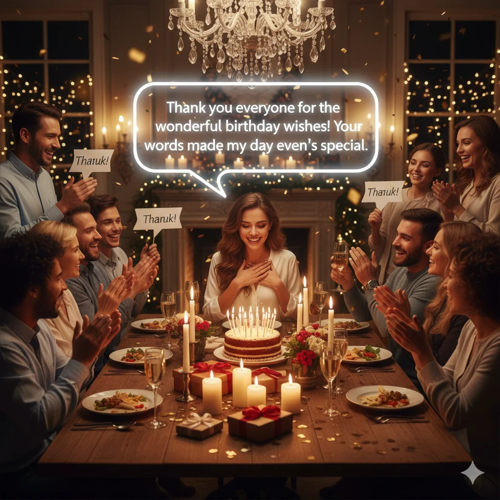 thank you everyone for the wonderful birthday wishes