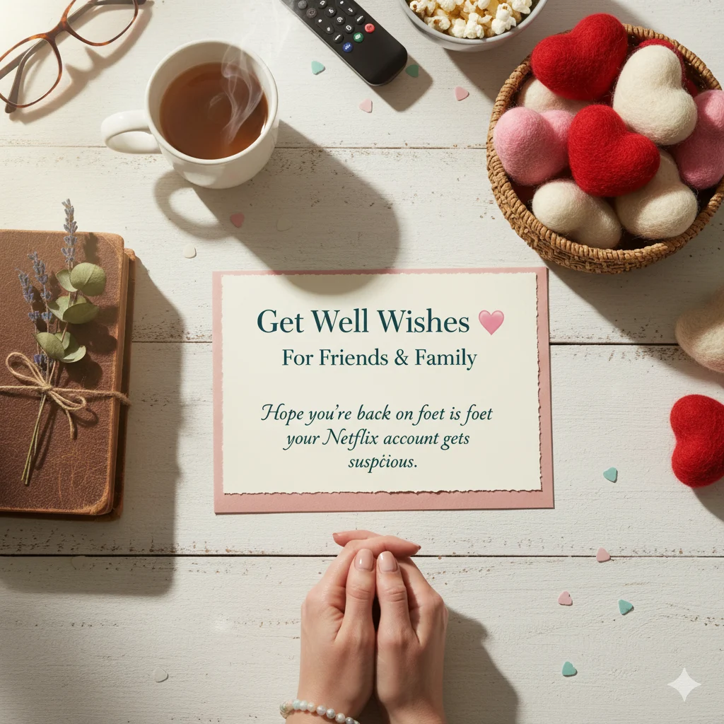Get Well Wishes 💖 For Friends & Family