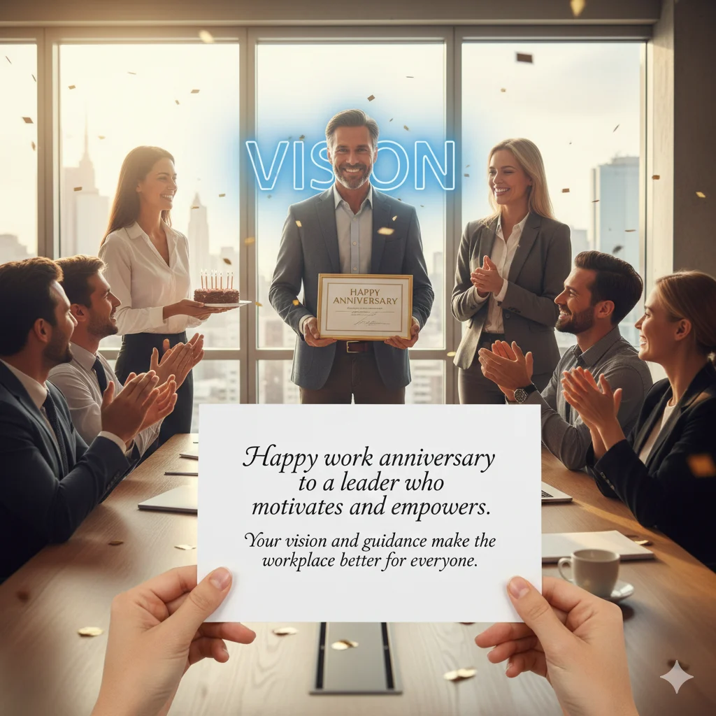 work anniversary wishes