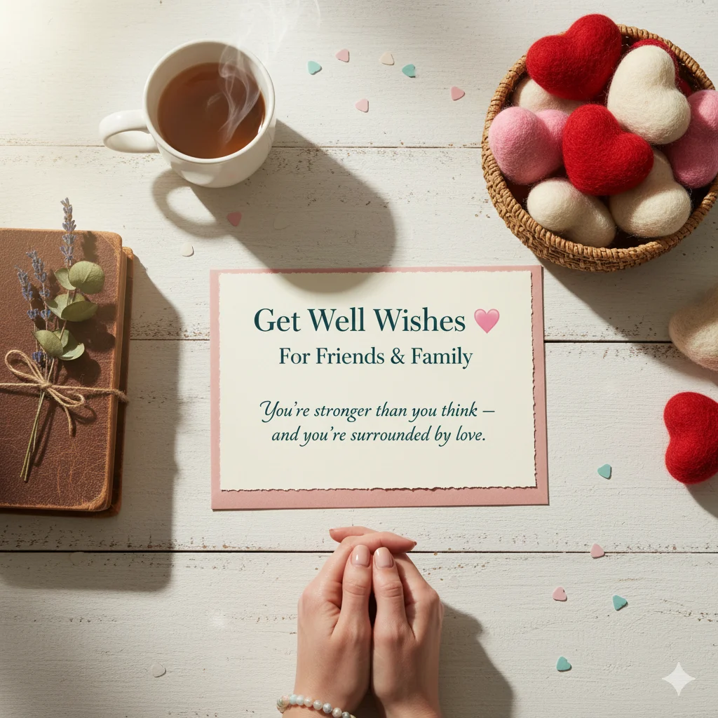 Get Well Wishes 💖 For Friends & Family