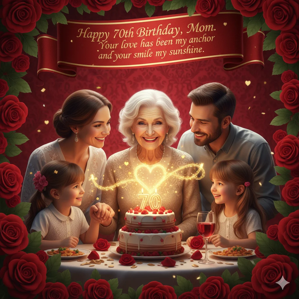 70th birthday wishes