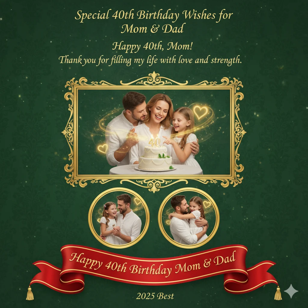 40th birthday wishes