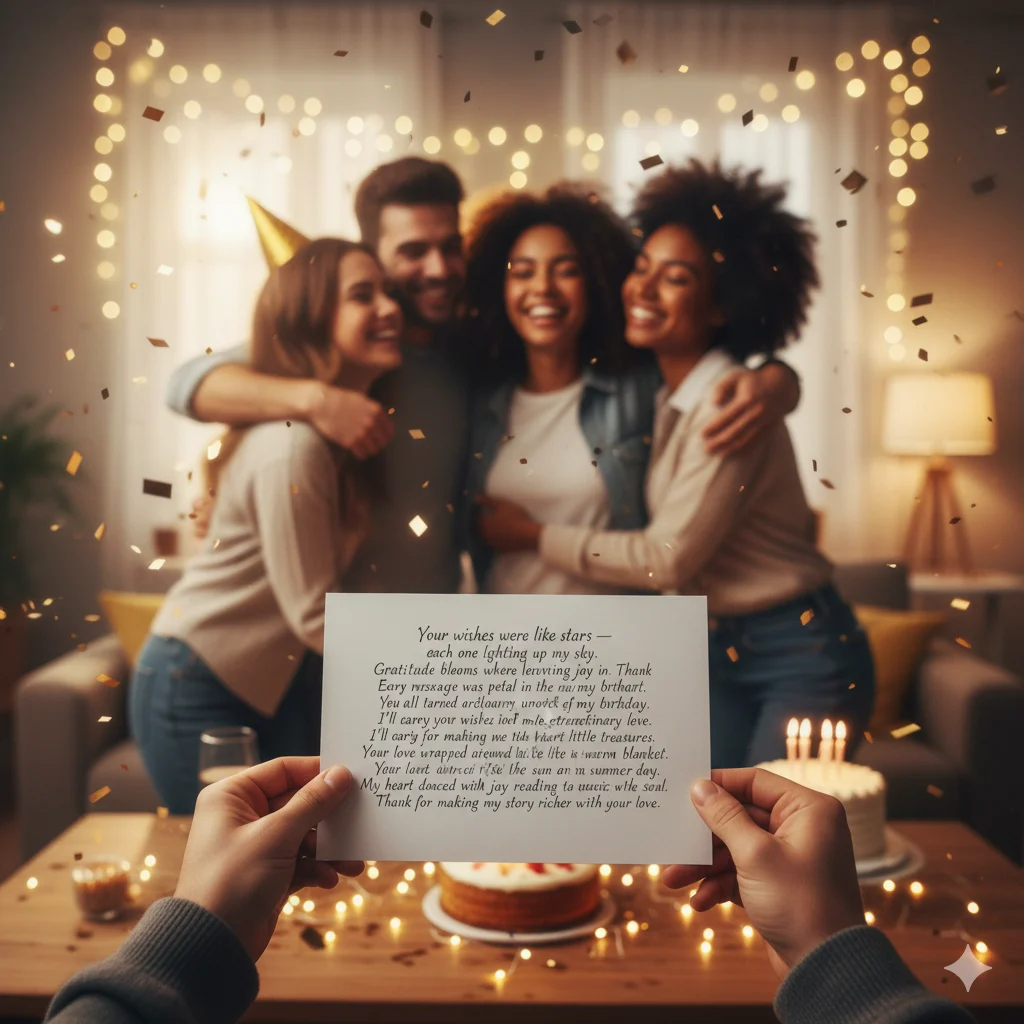 thank you for all the birthday wishes