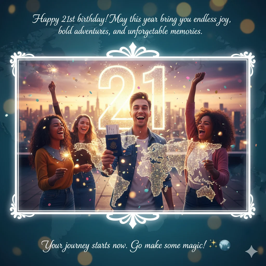 happy 21st birthday wishes