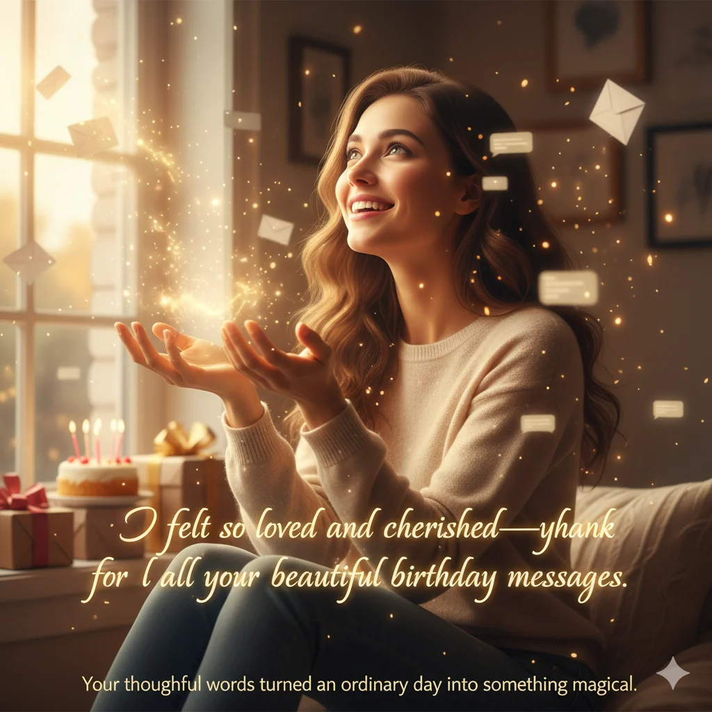 thanks for the birthday wishes