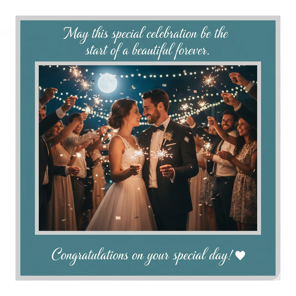 short bridal shower wishes