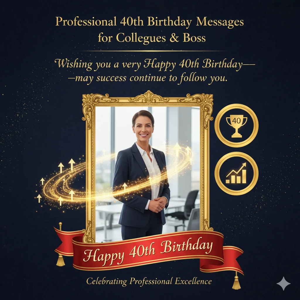 40th birthday wishes