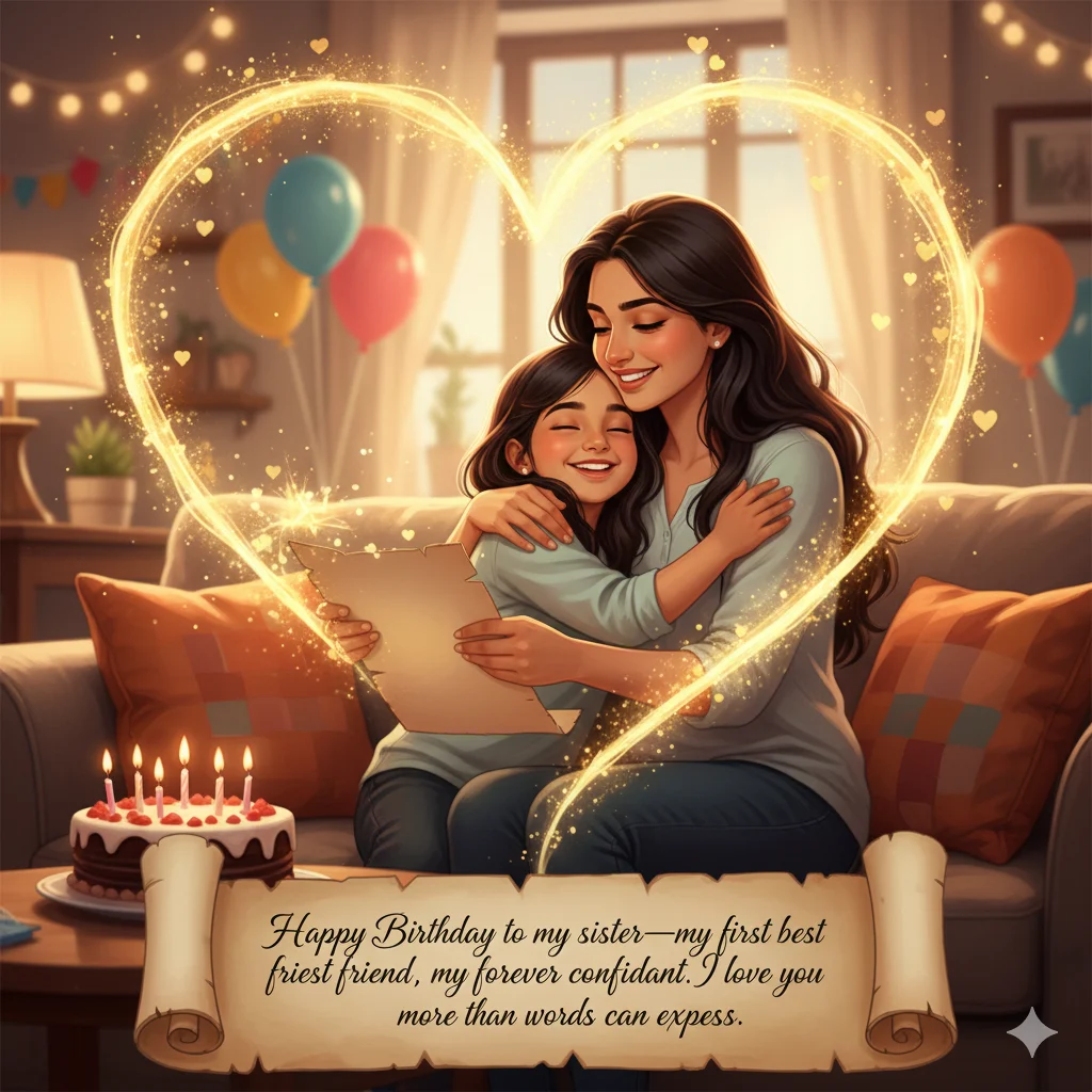 happy birthday sister wishes