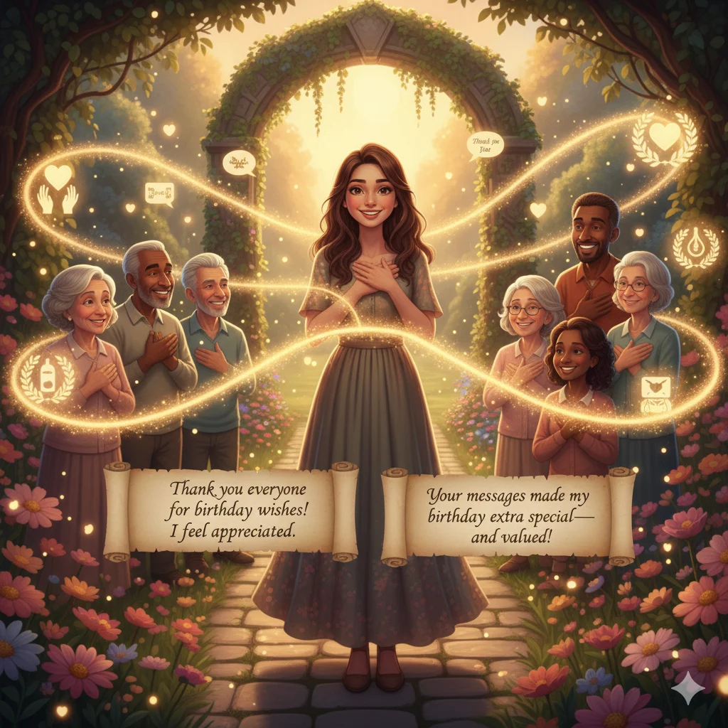 thank you everyone for the birthday wishes