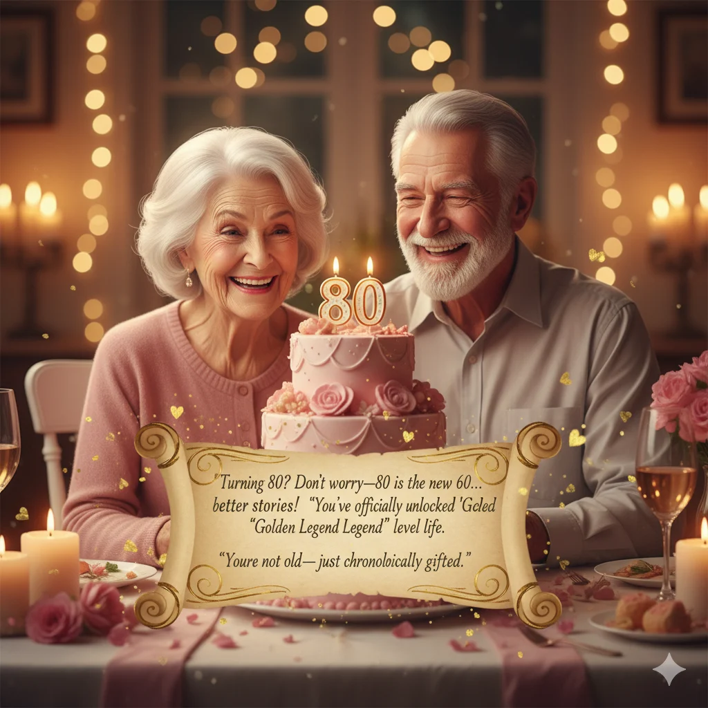 80th birthday wishes