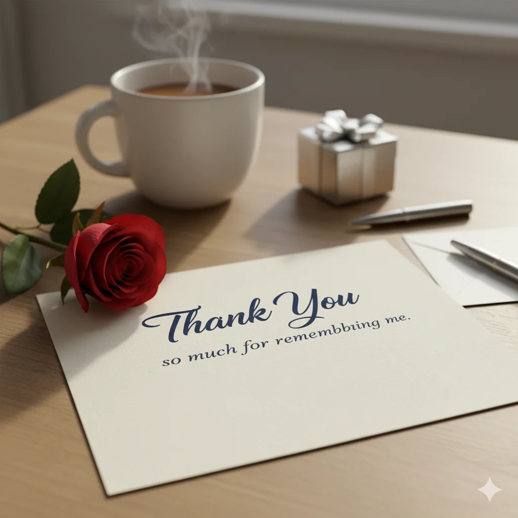 Thank You for Birthday Wishes 