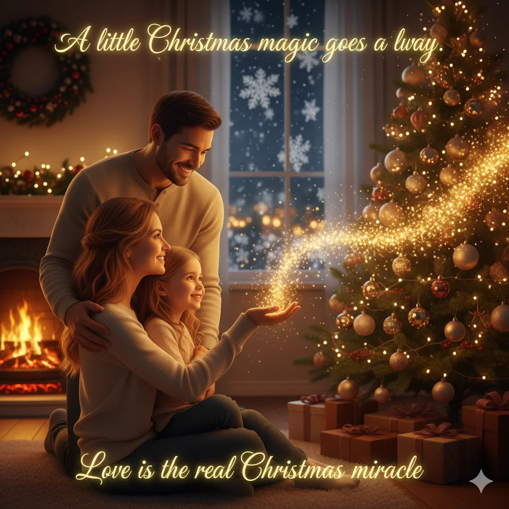 christmas wishes and mistletoe kisses