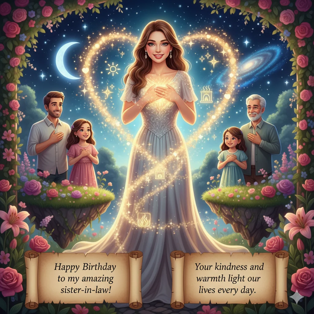 birthday wishes for sister in law