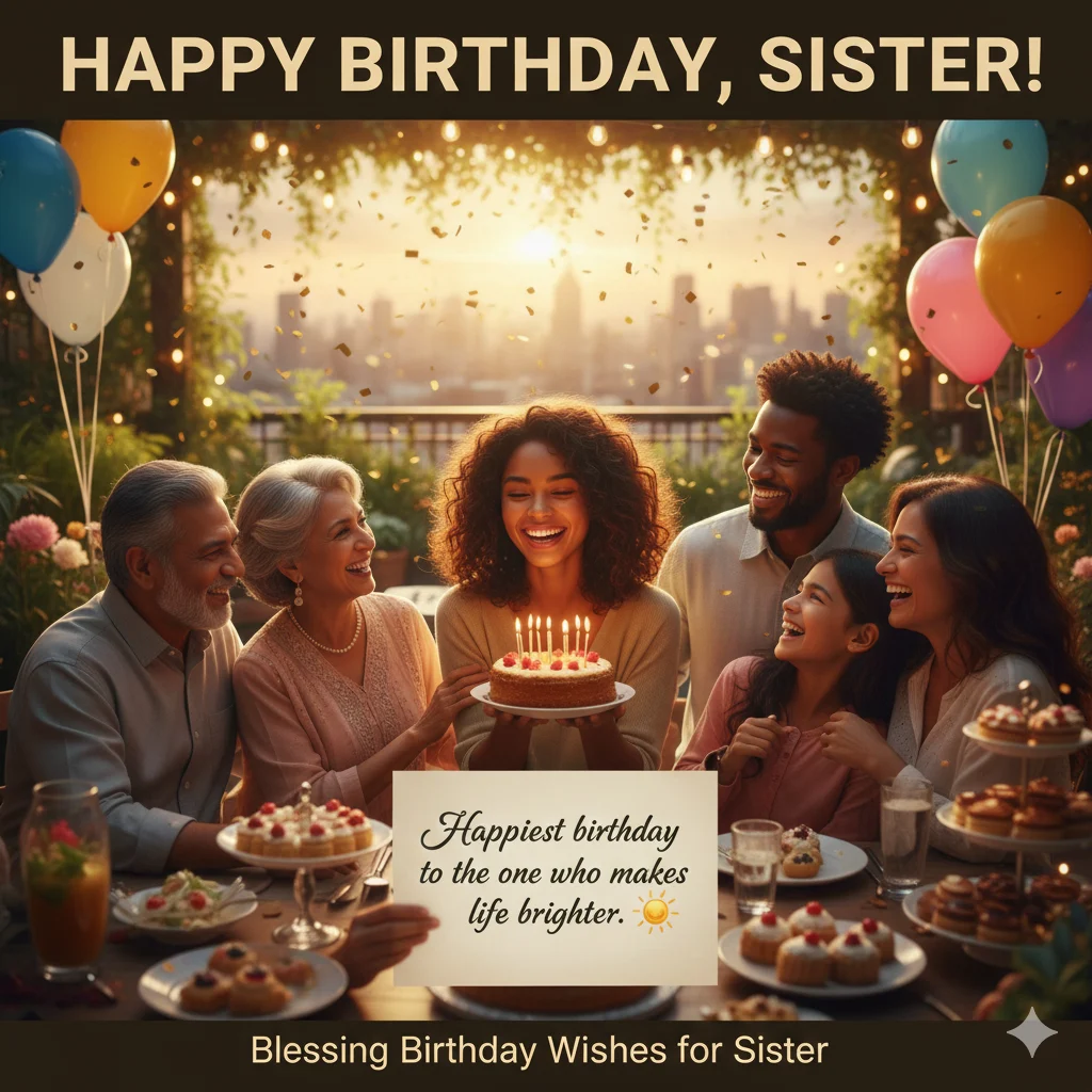 blessing birthday wishes for sister