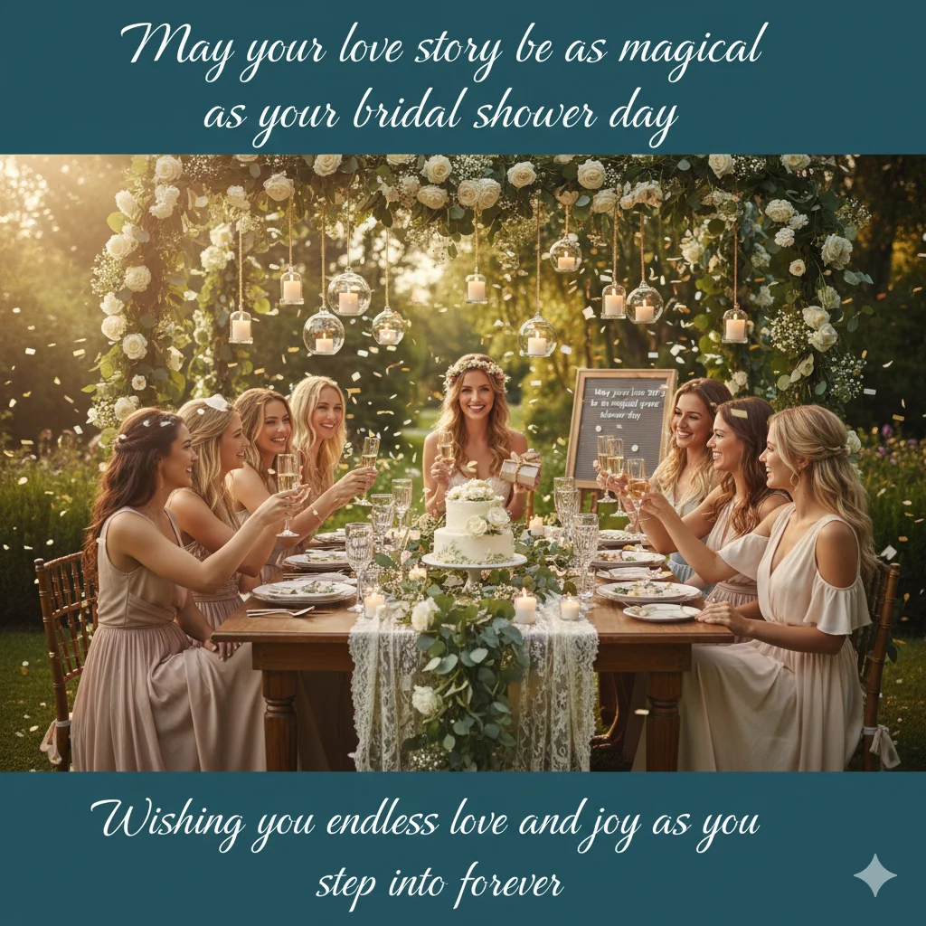 short bridal shower wishes