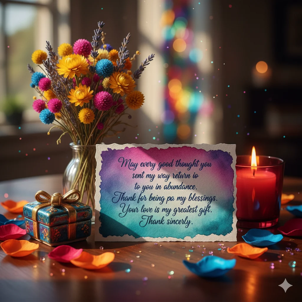 thank you message for birthday wishes