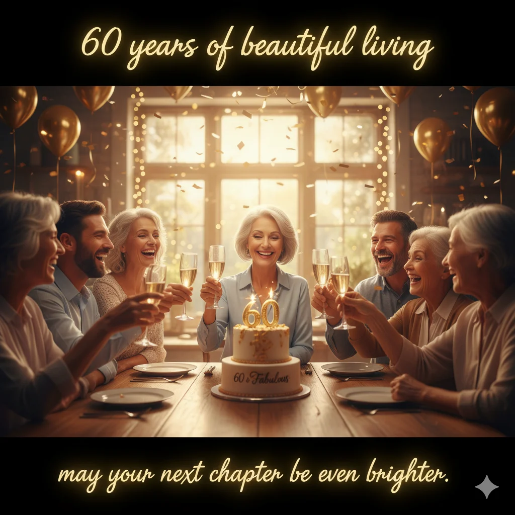 60th birthday wishes