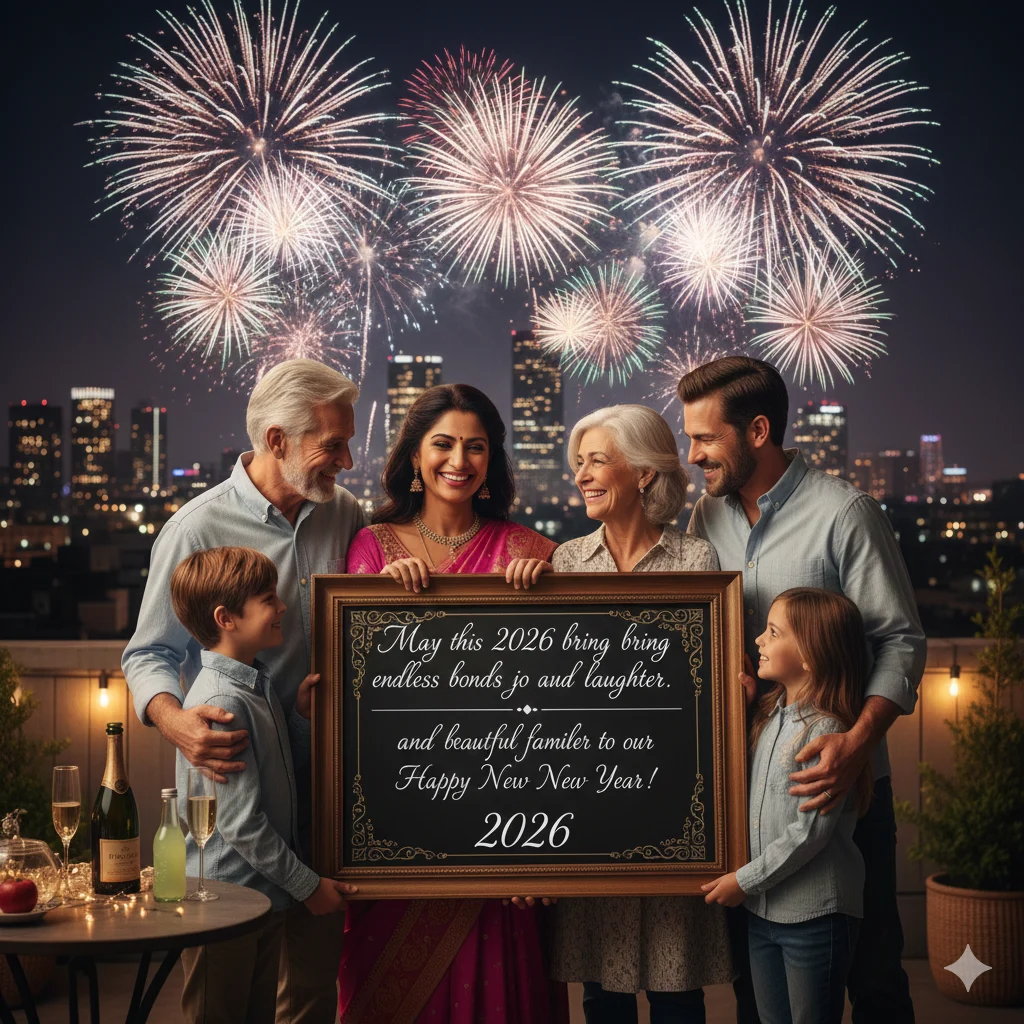 family happy new year wishes