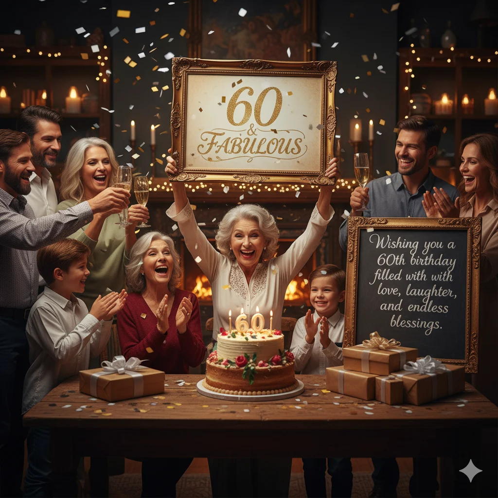 60th birthday wishes