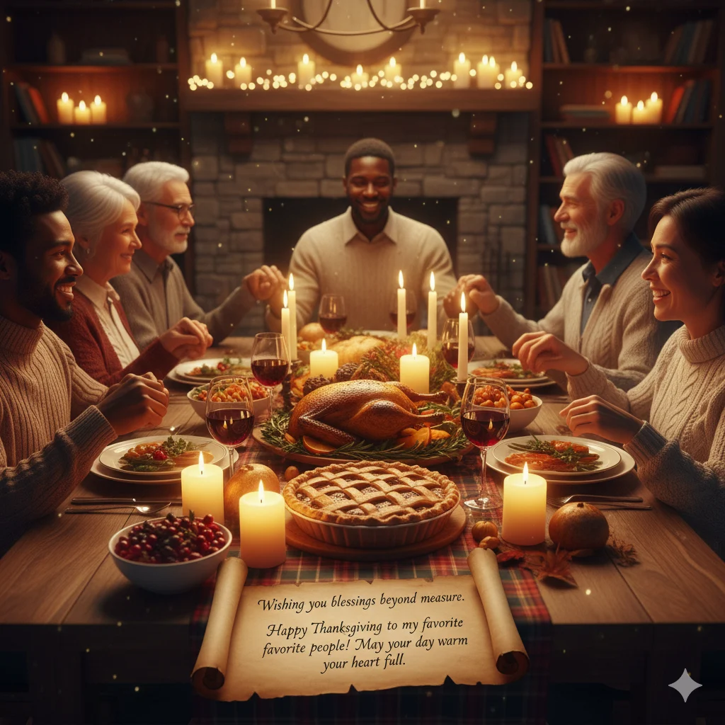 thanksgiving wishes to friends and family