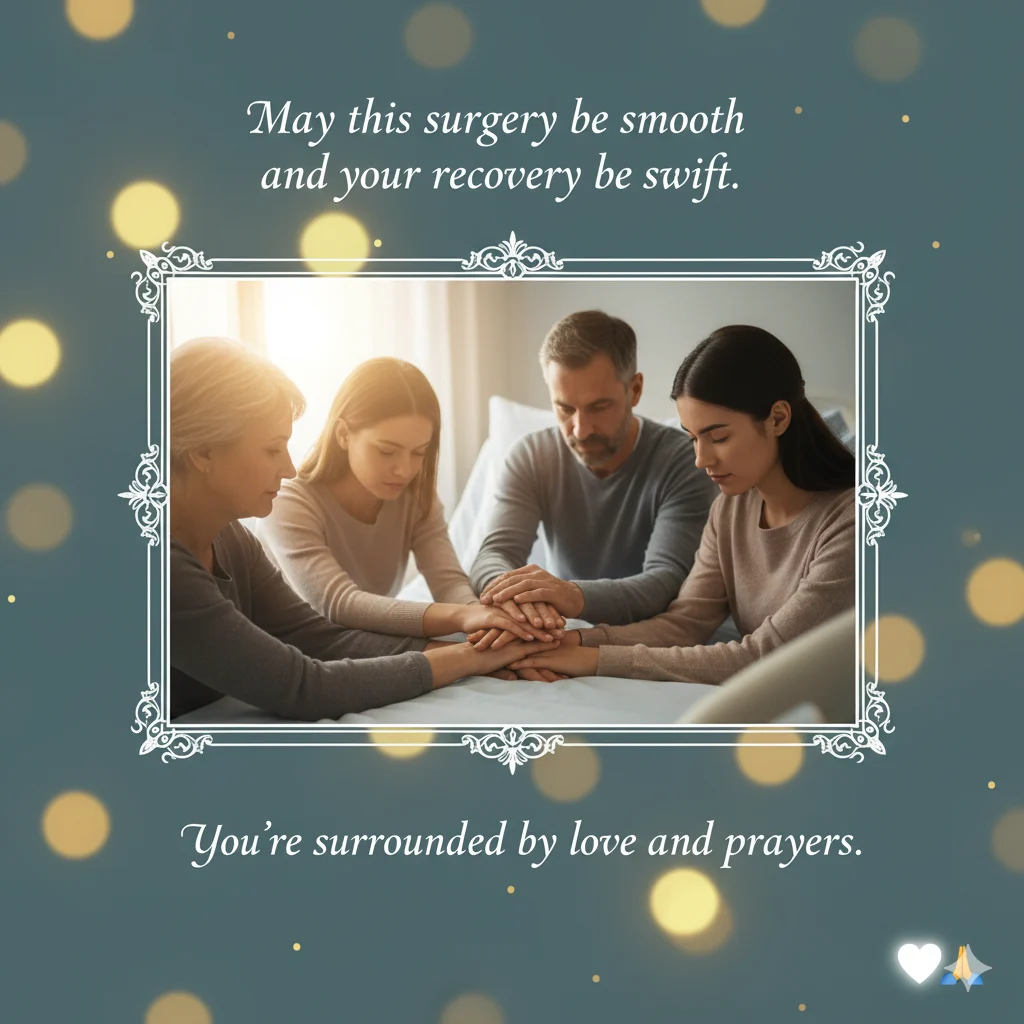 before surgery wishes and prayers