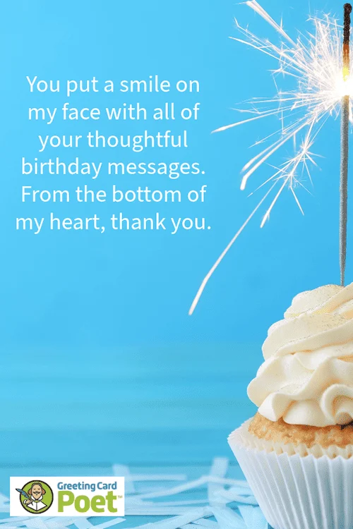 thank you for the birthday wishes images