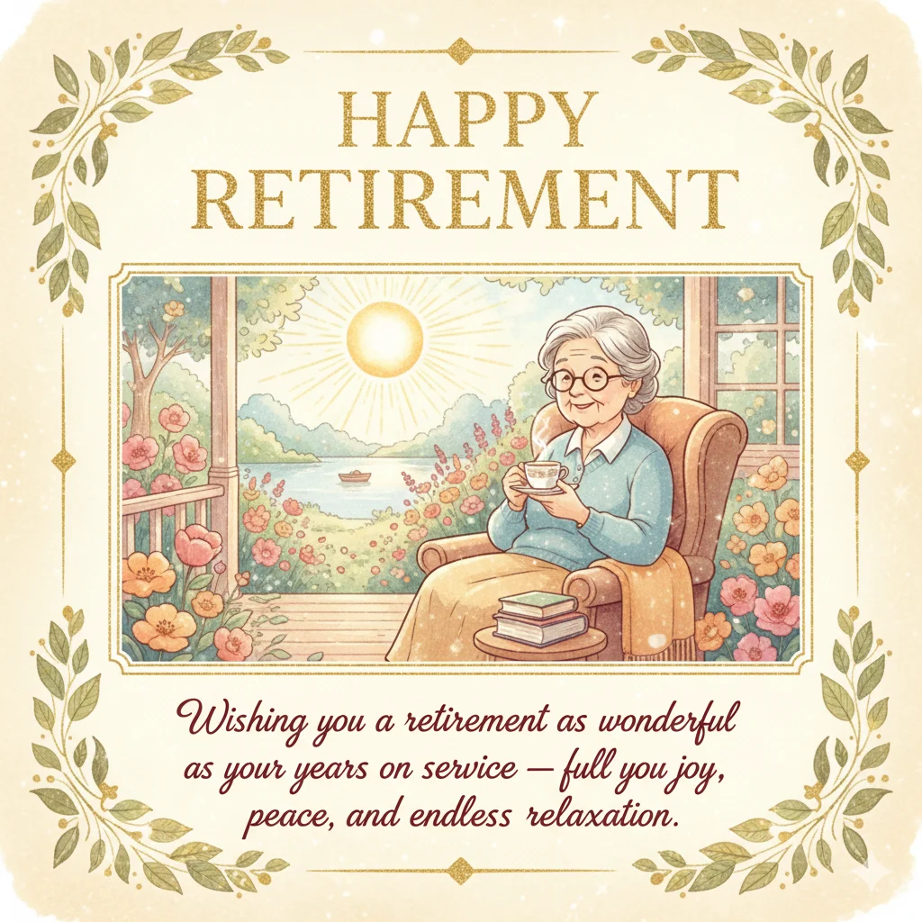 happy retirement wishes