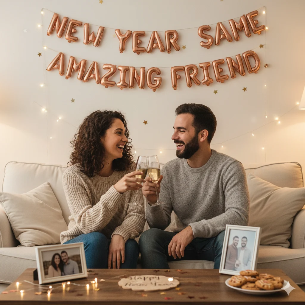 happy new year wishes for friends