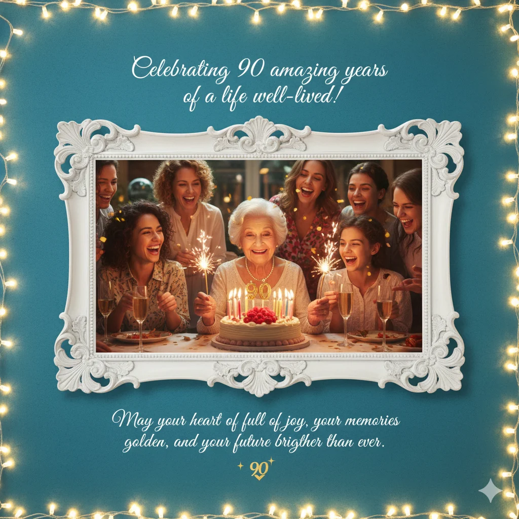 90th birthday wishes