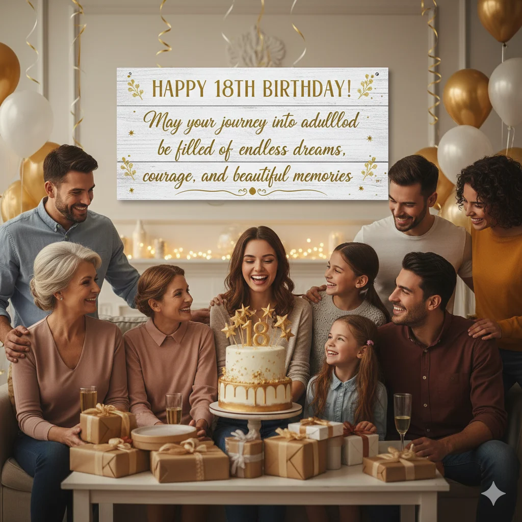 happy 18th birthday wishes