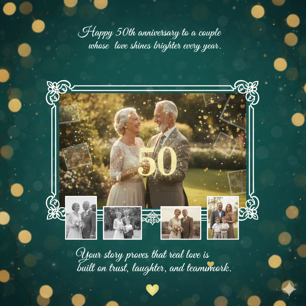 50th anniversary wishes