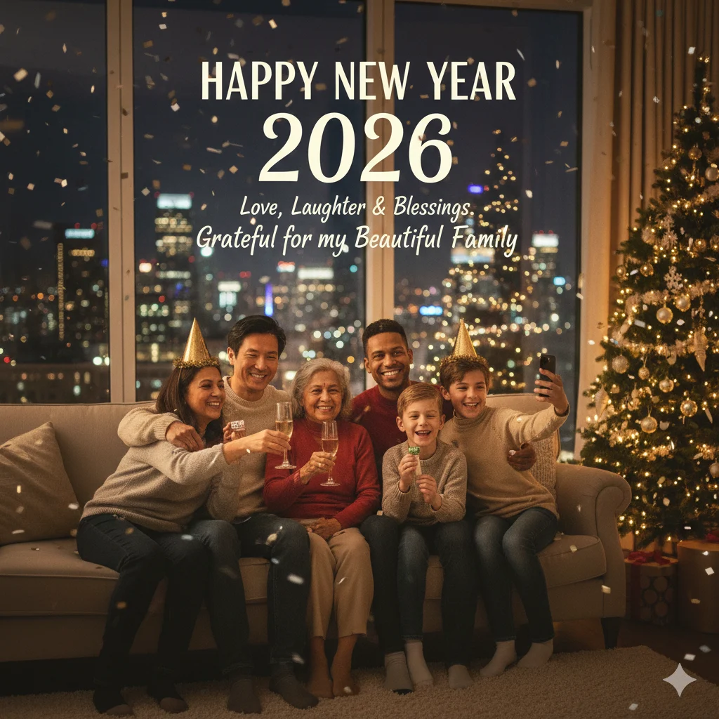 happy new year wishes for family