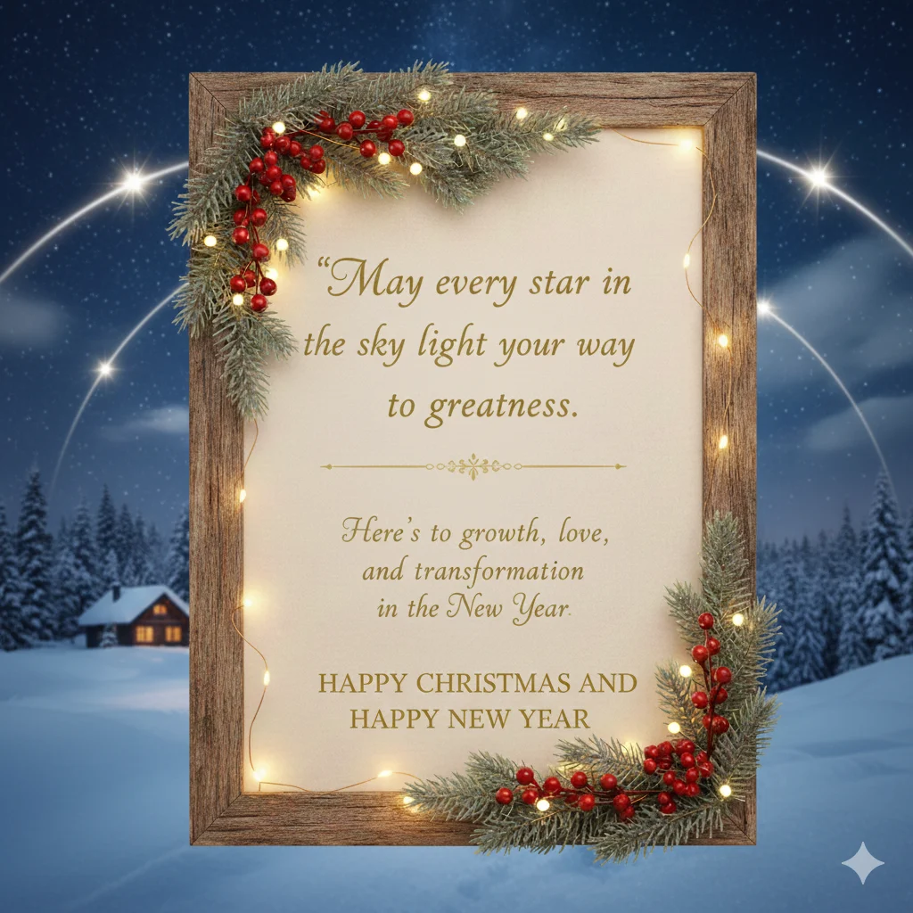 merry christmas and happy new year wishes