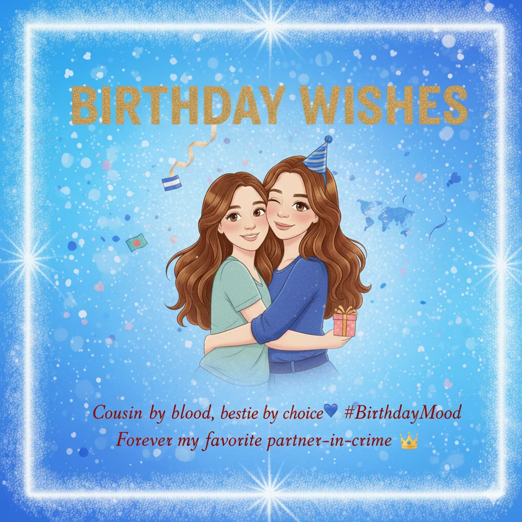 birthday wishes for cousin female