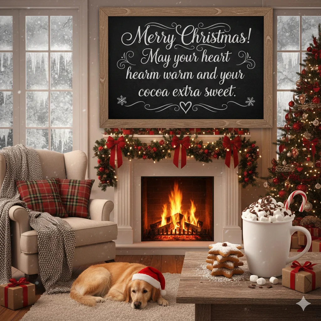 cute merry christmas wishes