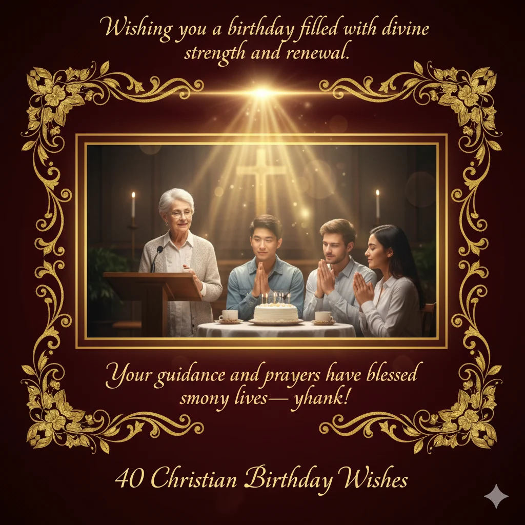 40 christian birthday wishes