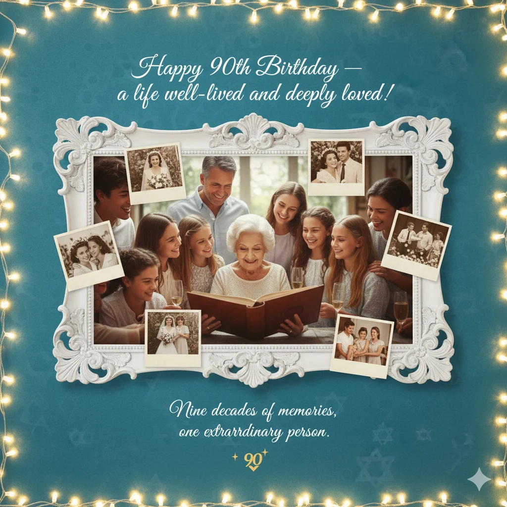 90th birthday wishes