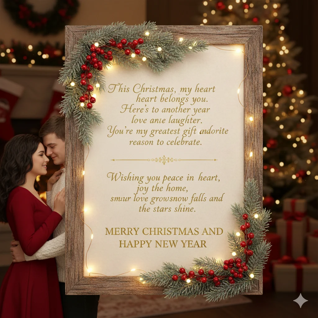 merry christmas and happy new year wishes