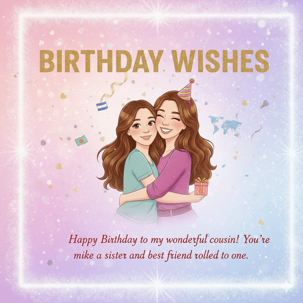 birthday wishes for cousin female